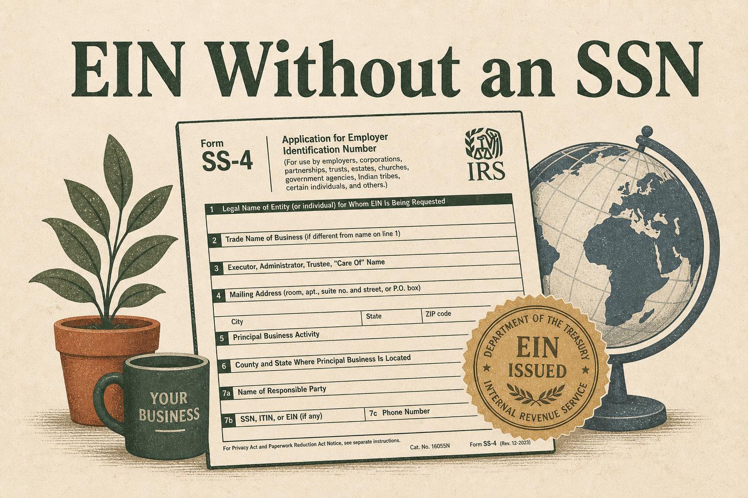 Getting an EIN without an SSN