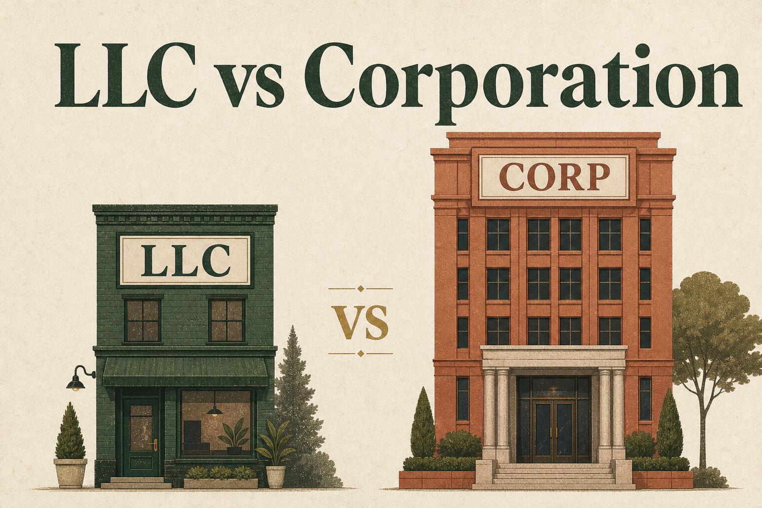 LLC versus Corporation comparison