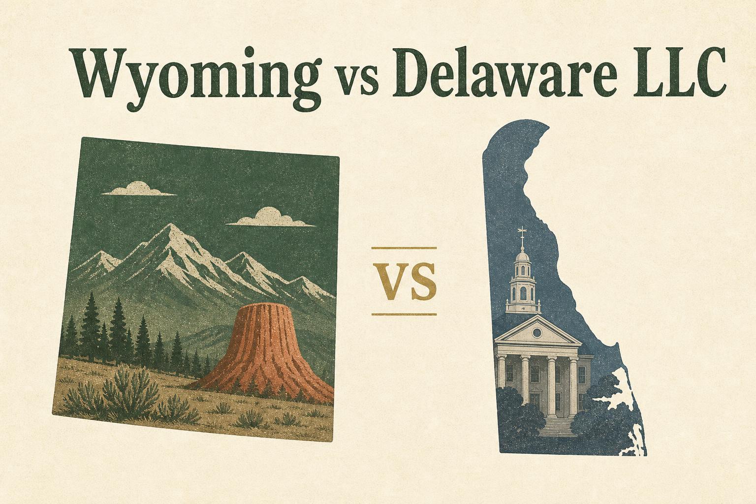 Wyoming versus Delaware LLC comparison